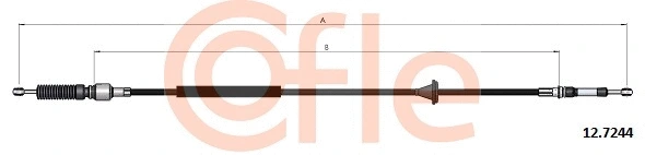 Cable Pull, manual transmission (12.7244)
