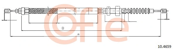 Cable Pull, parking brake (10.4659)