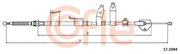 Cable Pull, parking brake (17.1094)