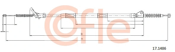 Cable Pull, parking brake (17.1486)