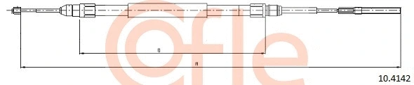 Cable Pull, parking brake (10.4142)