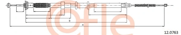 Cable Pull, parking brake (12.0763)