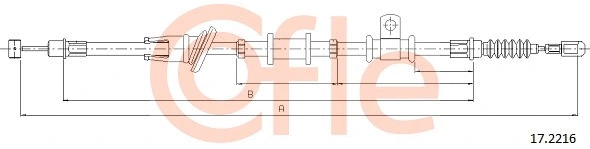 Cable Pull, parking brake (17.2216)