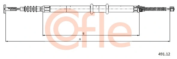 Cable Pull, parking brake (491.12)