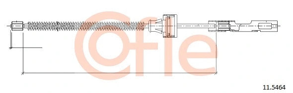 Cable Pull, parking brake (11.5464)