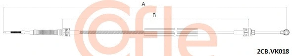 Cable Pull, manual transmission (2CB.VK018)