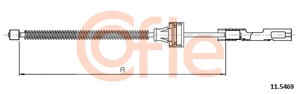 Cable Pull, parking brake (11.5469)