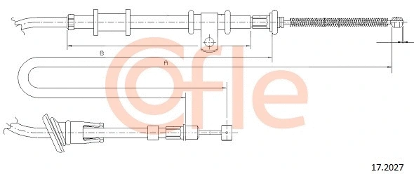 Cable Pull, parking brake (17.2027)