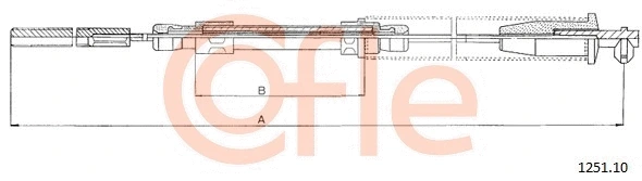 Cable Pull, parking brake (1251.10)