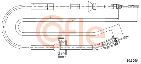 Cable Pull, parking brake (10.8066)