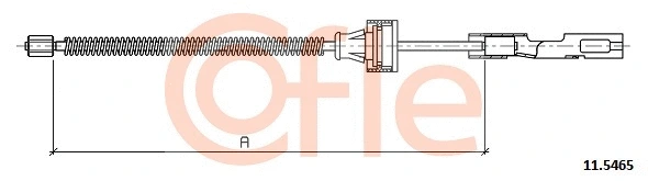 Cable Pull, parking brake (11.5465)