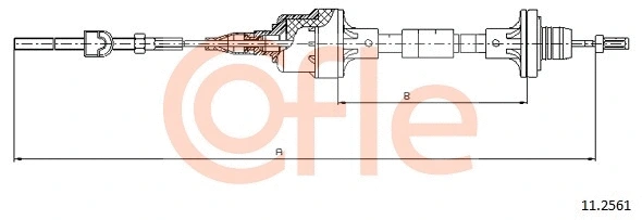 Cable Pull, clutch control (11.2561)