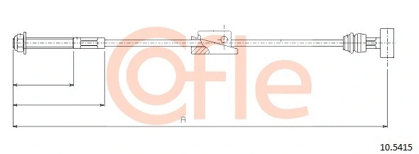 Cable Pull, parking brake (10.5415)