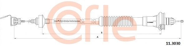 Cable Pull, clutch control (11.3030)