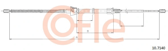 Cable Pull, parking brake (10.7140)