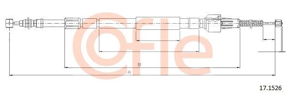 Cable Pull, parking brake (17.1526)