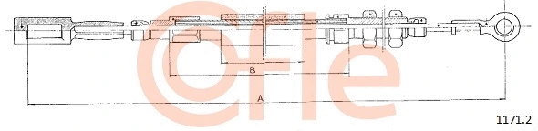 Cable Pull, parking brake (1171.2)