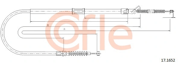 Cable Pull, parking brake (17.1652)