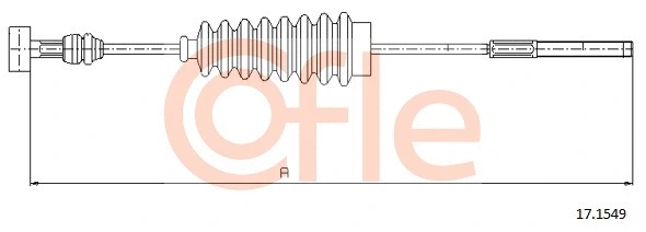 Cable Pull, parking brake (17.1549)