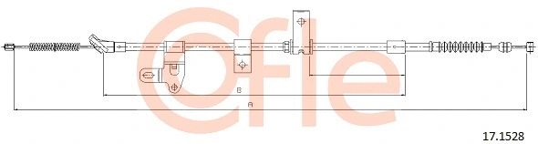 Cable Pull, parking brake (17.1528)