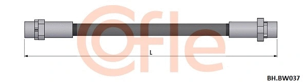 Brake Hose (92.BH.BW037)