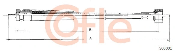Speedometer Cable (S03001)