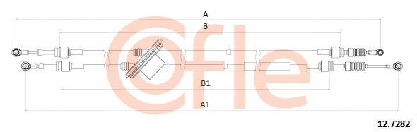 Cable Pull, manual transmission (12.7282)