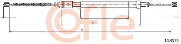 Cable Pull, parking brake (10.4576)