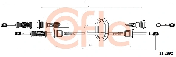 Cable Pull, manual transmission (11.2892)