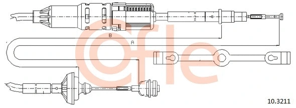 Cable Pull, clutch control (10.3211)