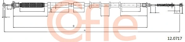 Cable Pull, parking brake (12.0717)