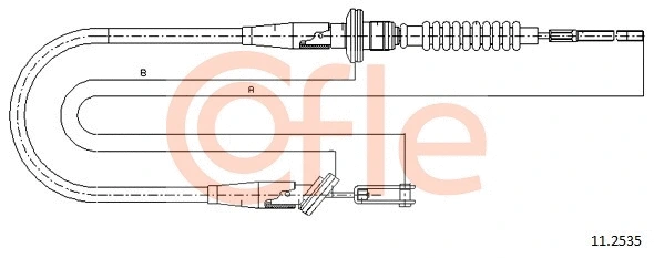 Cable Pull, clutch control (11.2535)