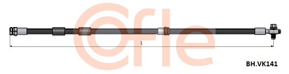 Brake Hose (92.BH.VK141)