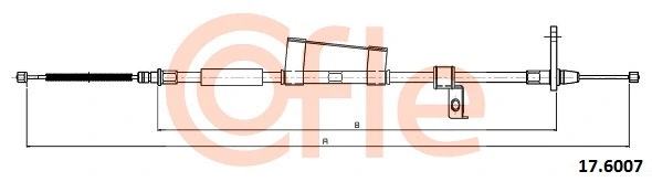 Cable Pull, parking brake (17.6007)