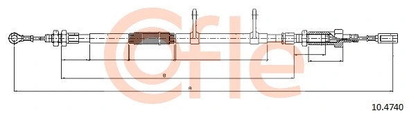 Cable Pull, parking brake (10.4740)