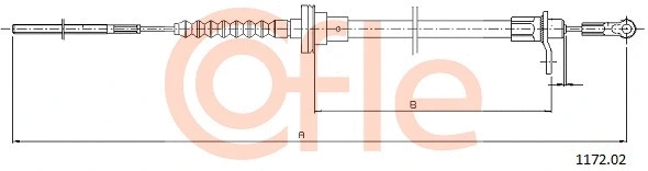 Cable Pull, clutch control (1172.02)