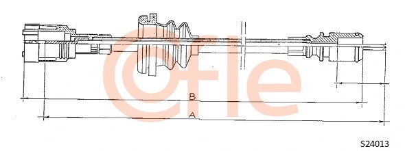 Speedometer Cable (S24013)