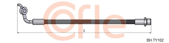 Brake Hose (92.BH.TY102)