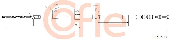 Cable Pull, parking brake (17.1527)