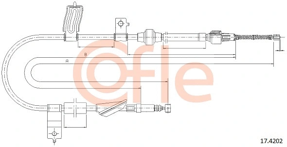 Cable Pull, parking brake (17.4202)