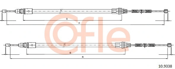 Cable Pull, parking brake (10.9338)