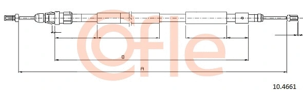 Cable Pull, parking brake (10.4661)
