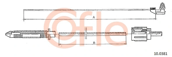 Accelerator Cable (10.0381)