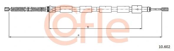 Cable Pull, parking brake (10.602)