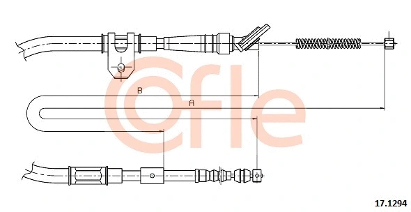 Cable Pull, parking brake (17.1294)