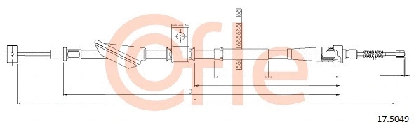 Cable Pull, parking brake (17.5049)