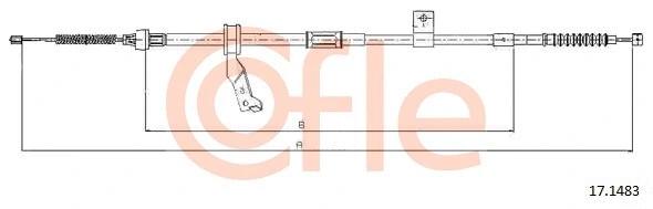 Cable Pull, parking brake (17.1483)