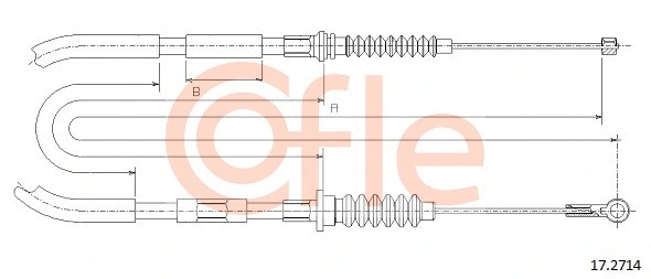 Cable Pull, parking brake (17.2714)