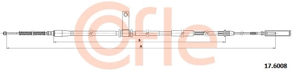 Cable Pull, parking brake (17.6008)