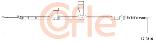 Cable Pull, parking brake (17.2516)